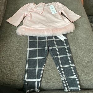 NWT Janie and Jack matching set size 12-18 month